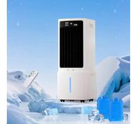 12L Windowless Evaporative Chiller, 800 m³/h Portable Swamp Cooler with Remote, 12H Timer, 90° Oscillation for Living Room