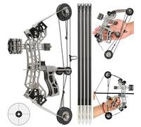 12lb Archery Mini Compound Arrow Set Adult Outdoor Hunting Youth Target Practice