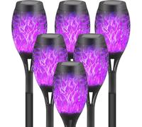 (12led small torch purple light (patterned)) New Solar LED Flame Lights, Torch Lights, Outdoor Decoration Landscape Lights