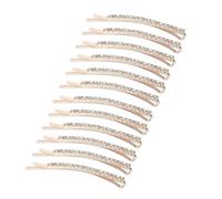 12lots Rhinestones Embellished Hair Clip Durability Hairpin Elegant Hairclip For Women’s Wedding And Dance Styles