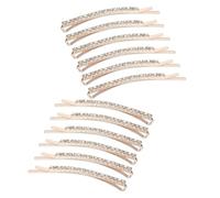 12lots Rhinestones Embellished Hair Clip Durability Hairpin Elegant Hairclip For Women’s Wedding And Dance Styles