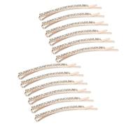 12lots Rhinestones Embellished Hair Clip Durability Hairpin Elegant Hairclip For Women’s Wedding And Dance Styles
