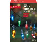 12m 120 LED Premier Multi Function Large Bulb Outdoor Christmas Festoon Lights