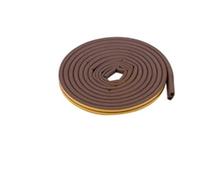 12M Self-Adhesive Door Window Sealing Strips Glass Window Anti-Collision Rubber Strip Foam Sound Insulation Strip Sound(Brown,12M_12X10MM)
