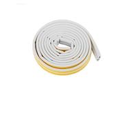 12M Self-Adhesive Door Window Sealing Strips Glass Window Anti-Collision Rubber Strip Foam Sound Insulation Strip Sound(Grey,12M_12X10MM)