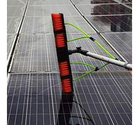 12M Water Fed Window Cleaning Pole Kit with 30Cm Brush HeadIdeal for Solar Panel & Photovoltaic System CleaningLightweight Easy to Use Design