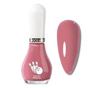 12ml Pink Nail Polish - Nude Nail Polish - Long Lasting Vegan Quick Dry Nail Varnish - Breathable Waterproof Natural Nail Varnish - Chip Resistant No UV Light Needed