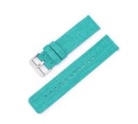 12mm 14mm 16mm 18mm 20mm 22mm Nylon Canvas Strap Compatible With Samsung Galaxy Watch 3 42mm 46mm Active 2 Gear S2 S3 Wrist Band Bracelet(Green,18mm)