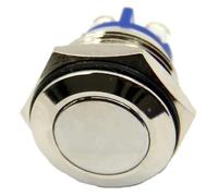 12mm 16mm 19mm 22mm Metal Momentary Push Button 1NO ON OFF Industrial Car 1Pcs(19mm)