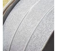 12mm 20mm Elastic Silver Gold Strong Metallic 22 Colours Buy 1 2 Or 4m 096D, 25mm Silver White, 1 Metre
