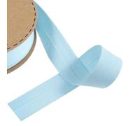 12mm 25mm Bias Binding Polycotton Fabric Trim 33 Colors Buy 1 2 Or 4 Metres 947D, 259 Sky_Baby Blue, 25mm 4m