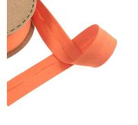 12mm 25mm Bias Binding Polycotton Fabric Trim 33 Colors Buy 1 2 Or 4 Metres 947D, 694 Orange_Pure Orange, 25mm 4m