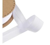 12mm 25mm Bias Binding Polycotton Fabric Trim 33 Colors Buy 1 2 Or 4 Metres 947D, Wht White, 12mm 4m