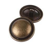 12mm-30mm Metal Coat Button Retro Shirt Clothing, Bronze, 25mm-6pcs(22mm6pcs)