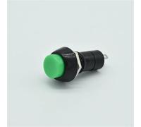 12mm 3A 150V PBS-11A PBS-11B 2PIN Plastic Push Button Switch Self-locking/Momentary Switchs 2Pcs(Green,Self-locking)