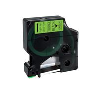 12mm Black On Fluorescent Pink Labels Compatible with Label Printers Similar to LabelManager 160 280 Works with D1 1933238-1 1933238-2(Black on Flu Green)