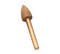 12mm Brazed Diamond Grinding Head Rotary Burrs for Jade Jewellery Making | Golden Alloy Construction, Precision Grinding and Deburring, Suitable for Glass, Mould Dressing and Lapidary Artisans