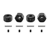 12mm Couplers Black For Improved Grip And Wheel Clamp Remote Control Vehicles Wheel Clamp Aluminum Car Parts