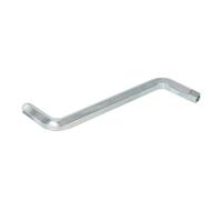 12mm & ½” Double-Cranked Radiator Spanner - Imperial & Metric Hex & Lug Plug Wrench - Drain Vent Angled Plumbing Hand Tool - Carbon Steel & Galvanised