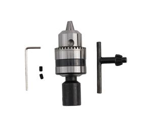 12mm Drill Chuck with Wrench,1.5-10 mm Clamping Range for CNC Milling Machine,Lathe,Drilling & Woodworking Machines