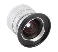12mm F2.0 Ultra Wide Angle Camera Lens for E Mount APS C with 10 Aperture Blades 0.2m Min Focus Manual Focus for A6400 A6500 A6600 ZVE10 ZVE1 A7II A73 (Silver)