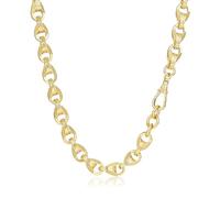 12mm Gold 3D Tulip Style Necklace - Adjustable Necklace with Luxury Finish and Detailing - Premium Jewellery for Men, Women and Teens (Length: 26 Inches) - Bling King London
