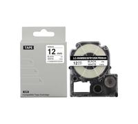 12mm Gold Textile Tape for Wedding Decor, Birthday Tokens & Customized Labeler Applications Non-Adhesive Craft Ribbon Tape for Label Makers