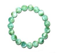 12MM Green Bracelet for Women Men Beads | 1cSTONE OF DESTINY1d - Fits for About 7.5"-8" Wrist | Anxiety & Stress Relief | Absorb Negative Energy | Come With Box & Velvet Pouch & Beading Kit