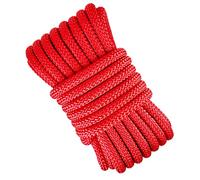 12mm High-Tenacity Polyester Rope. 10M. Red