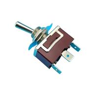 12mm IP54 Rocker Switch KN3C-102P Pin Welding Pin 3 Pin 2 Speed Button Switch Rubber Wood Silver Dot