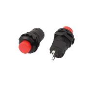 12mm Lock Latching OFF- ON Push Button Switch maintained fixed pushbutton switches Self-Lock button 50 Pcs