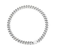 12mm Miami Cuban Link Chain for Men Women 316L Stainless Steel Man Hiphop Silver Color Choker Necklace 16/18/20/22/24/26 Inches, width 9mm 16 inches, Stainless Steel, No Gemstone