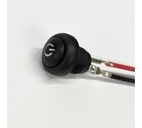 12mm Momentary And Latching NO Types Special Symbol Push Button Car Switch 3V 6V 12V 24V 220V On Off 1Pcs(White,Latching NO,12V)