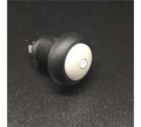 12mm Motorcycle Light Scooter Electric Illuminated Momentary Locking Plastic PushButton Switch For Craft 12V 1Pcs(O,Momentary)
