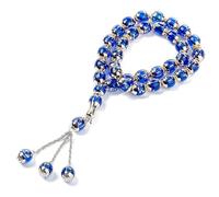 12mm Muslim Rosary 33 Beads Islamic Prayer Beads Tasbih Tassel Pendant Allah Mohammed Rosary Eid Ramadan Bracelets Gift for Women Men