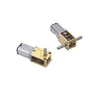 12mm N20 All Metal Gearbox Reducer electronic starter DC3V 6V 12V Slow Speed Geard electronic starter Singal Dual Shaft DIY Robot Car Eleltric Lock MQXFCZUX(B 7RPM-27RPM_DUAL SHAFT)