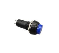 12mm PBS-11A/PBS-11B Plastic Push Button Switch Momentary 3A 250V AC 2PIN 6Color 6Pcs(3,Self-locking)