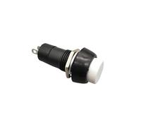 12mm PBS-11A/PBS-11B Plastic Push Button Switch Momentary 3A 250V AC 2PIN 6Color 6Pcs(A,Self-locking)