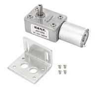 12mm Single Shaft DC Gear Motor Self Locking Reversible DC12V Speed Reduction Gear Motor for Various Automatic Applications (10RPM)