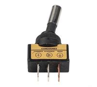 12mm SPST Rocker Switch with LED Indicator, 12/24V DC ON/OFF Toggle Switch for Automotive and Industrial Applications(Green)