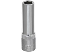 12mm Steel Deep Drive Socket - 1/2" Square Drive - Chrome Vanadium Socket