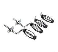 12mm Thread Diameter BBQ Handle for TRAEGER and Common Oven Brands, Engineered for Smokers and BBQ Pits to Provide Secure Grip and Long Lasting Use (A)