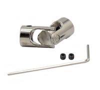 12mm to 12mm Inner Dia Rotatable Universal Joint Shaft Coupling Connectors Steering Couplers D20mm x L52mm