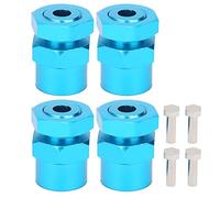 12mm to 17mm Wheel Hex Conver A, RC Car A Access, Hardness Aluminum y Fit for 1/10 RC Crawler 15mm, Compatible with 94123 Model Car, Blue (Blue)