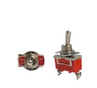 12mm Toggle Rocker Switch 6 Pins 2 Position/3 Position ON-OFF ON-OFF-ON Terminals 1321/1322 10Pcs(1321(6pin ON-ON))