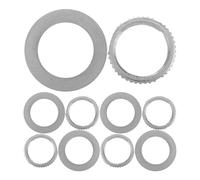 12mm Toggle Switch Washers for Guitars and Basses, 10pcs Silver
