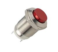 12mm Waterproof Momentary High Round Metal Push Button Switch Car Start Horn Speaker Bell metal switch*5PCS(Green)