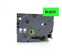12mm Width Laminated Label Tape for Brother P-Touch PT-1000. Black ON Flourescent Green. 8m in Length. TZe-D31. See Description for List of Compatible Printers. TZ-D31