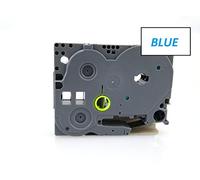 12mm Width Laminated Label Tape for Brother P-Touch PT-1000. Blue ON White. 8m in Length. TZe-233. See Description for List of Compatible Printers. TZe-233