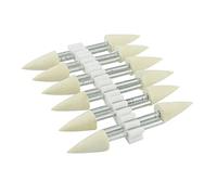 12mm Wool Felt Polishing Bits, 1/8'' Shank Cone Shape Wool Felt Buffing Polishing Points for Dremel Rotary Tool (Pack of 12)